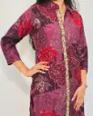Wine Blossom Co-ord Set