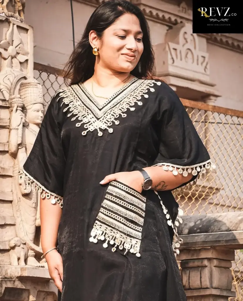 Black kaftan set 
