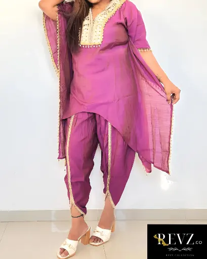 Purple Mirage Kaftan Set