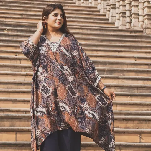 Desert Mirage Kaftan Set